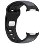 F�r Samsung Galaxy Watch 8 / 8 Classic Silikon Armband Schwarz / Grau