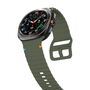 F�r Samsung Galaxy Watch 8 / 8 Classic Silikon Armband Gr�n Gr��e: L