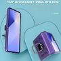 F�r Samsung Galaxy Z Flip7 5G Ringhalter Kamera Slider H�lle Lila