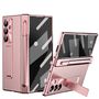 F�r Samsung Galaxy Z Fold7 5G H�lle Stand Stifthalter u. Stift Pink