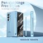 F�r Samsung Galaxy Z Fold7 5G H�lle Stand Stifthalter u. Stift Blau