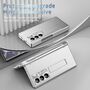 F�r Samsung Galaxy Z Fold7 5G H�lle Stand Stifthalter u. Stift Silber