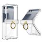 F�r Samsung Galaxy Z Flip7 Airbag Scharnier Ring H�lle Transparent