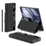 F�r Samsung Galaxy Z Fold7 Integrierte Flip H�lle Stifthalter Carbon