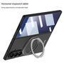 F�r Samsung Galaxy Z Fold7 GKK d�nne H�lle mit 360 Grad Ring Silber