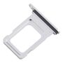 F�r Apple iPhone 16e Dual SIM Kartenhalter Card Tray Reparatur Ersatzteil Silber