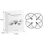 F�r DJI Mavic 3 / 3 Classic Propeller Schutz Anti-Kollisionsring Grau