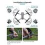 F�r DJI Air 2S / Mavic Air 2 Propeller Schutz Anti-Kollisionsring Grau