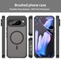 Fr Google Pixel 10 Pro XL TPU PC Hybrid Frosted MagSafe Hlle Schwarz
