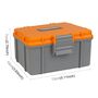 F�r DJI Osmo Action 5 Pro / 4 / 3 Hard Case Aufbewahrungsbox Orange
