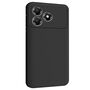F�r ZTE Blade A36 Silikon TPU Schutz H�lle Ultra D�nn Flexibel Schwarz