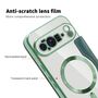F�r Google Pixel 10 Pro XL Magsafe RFID Kunstleder Schutz H�lle Gr�n