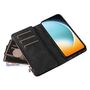 F�r Xiaomi Redmi A5 4G / Poco C71 Kunstleder Wallet H�lle Schwarz