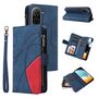 F�r Xiaomi Redmi A5 4G / Poco C71 Kunstleder Wallet Schutz H�lle Blau