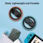 F�r Nintendo Switch 2 Joy-Con Lenkrad Paar mit Anti-Rutsch-Partikeln