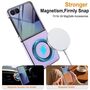 F�r Samsung Galaxy Z Flip7 MagSafe integriertes Glas H�lle Hell-Lila