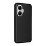 F�r Xiaomi Poco F7 5G Carbon Faser Flip Textur Schutz H�lle Schwarz