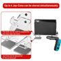 F�r Nintendo Switch 1 / 2 Acryl Wandhalterung Symmetrisch Transparent