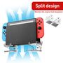 F�r Nintendo Switch 1 / 2 Acryl Wandhalterung Symmetrisch Transparent