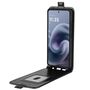 F�r Motorola Moto G86 5G Vertikal Kunstleder Flip Schutz H�lle Schwarz
