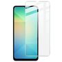 F�r Samsung Galaxy A07 4G Silikon TPU Schutz H�lle Schwarz + 9H Glas
