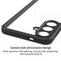 F�r Samsung Galaxy S25 FE 5G Frosted TPU / PC Schutz H�lle Schwarz