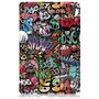 F�r Lenovo Idea Tab 11 Zoll 3folt Wake UP Smart Cover H�lle Graffiti