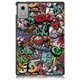 F�r Lenovo Idea Tab 11 Zoll 3folt Wake UP Smart Cover H�lle Graffiti