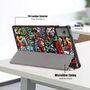 F�r Lenovo Idea Tab 11 Zoll 3folt Wake UP Smart Cover H�lle Graffiti
