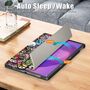 F�r Lenovo Idea Tab 11 Zoll 3folt Wake UP Smart Cover H�lle Graffiti