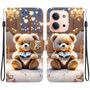 F�r Xiaomi Redmi 15C 5G / 4G / Poco C85 Design Kunstleder Wallet H�lle