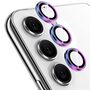 F�r Samsung Galaxy S25 FE 5G Aluminium Kamera Ring + H9 Hart Glas Bunt