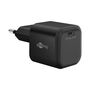 Goobay USB-C PD GaN Schnellladeger�t Nano 20 W Schwarz