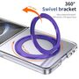 F�r Samsung Galaxy Z Flip7 MagSafe Integriert 360 Grad Ring H�lle Lila