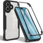 F�r Apple iPhone 17 Full Body 360 Grad Acryl Hybrid TPU H�lle Schwarz