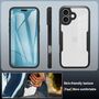 F�r Apple iPhone 17 Full Body 360 Grad Acryl Hybrid TPU H�lle Schwarz