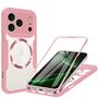 F�r Apple iPhone 17 Pro Max MagSafe Full Body Acryl TPU H�lle Rosa