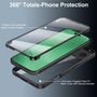 F�r Apple iPhone 17 Air Full Body 360 Grad Acryl TPU H�lle Schwarz
