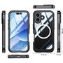 Fr Apple iPhone 17 MagSafe 360 Full Body Hybrid Tasche Bumper Schwarz
