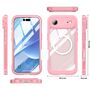 F�r Apple iPhone 17 Air MagSafe Full Body Hybrid Tasche Bumper Rosa