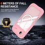 F�r Apple iPhone 17 Air MagSafe Full Body Hybrid Tasche Bumper Rosa