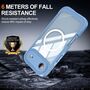 F�r Apple iPhone 17 Air MagSafe Full Body Hybrid Tasche Bumper Blau