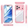 F�r Apple iPhone 17 Pro MagSafe Full Body Hybrid Tasche Bumper Rosa