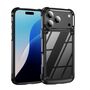 F�r Apple iPhone 17 Pro Max TPU + PC H�lle Linsenschutz Cover Schwarz