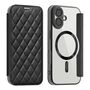 F�r Apple iPhone 17 Magsafe RFID Schutz 360 Kunstleder H�lle Schwarz