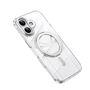 F�r Apple iPhone 17 Frosted 360 Ring MagSafe TPU + PC H�lle Silber