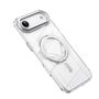 F�r Apple iPhone 17 Air Frosted 360 Ring MagSafe TPU + PC H�lle Silber