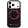 Audi RSQ Carbon Fiber Red Apple iPhone 17 Pro MagSafe H�lle Schwarz
