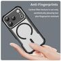 F�r Apple iPhone 17 Pro Design Carbon MagSafe Translucent Handy H�lle