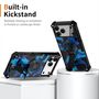 F�r Apple iPhone 17 Pro Max Camouflage MagSafe Ring Kickstand H�lle